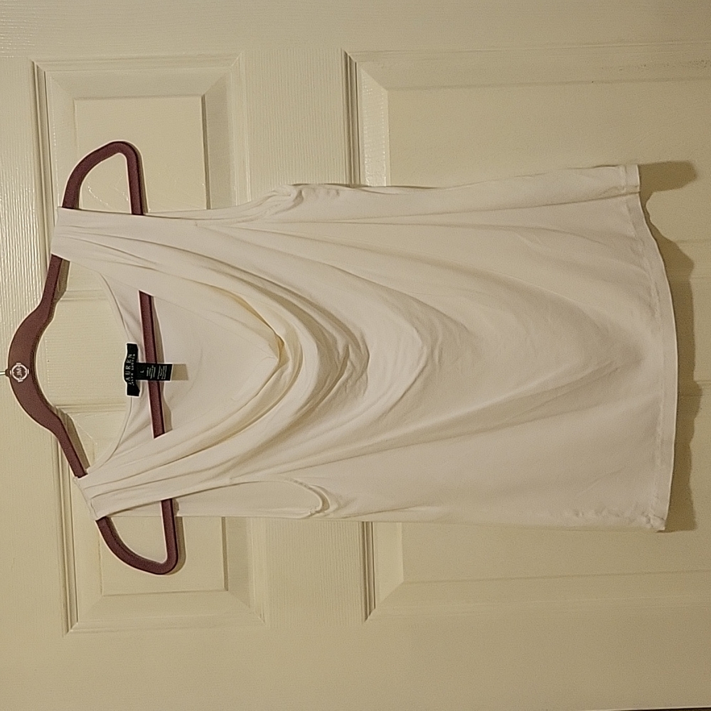 Ralph Lauren L sleeveless white top